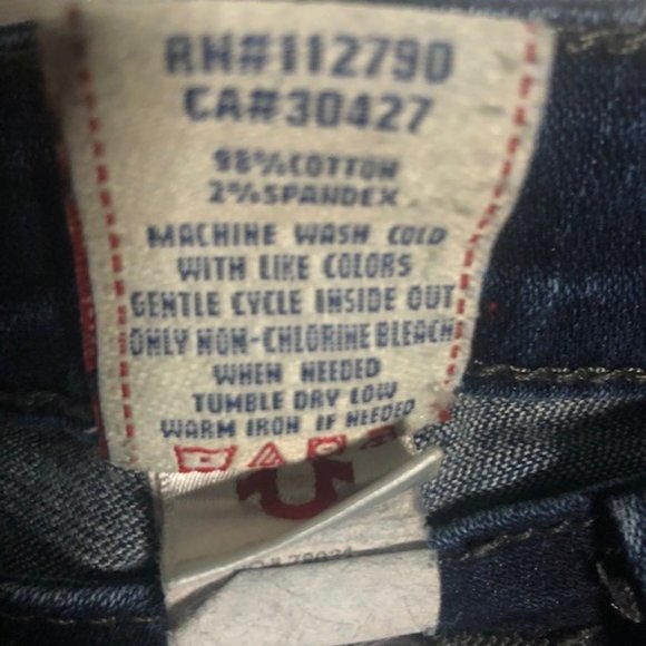 Women's True Religion Low rise Size 25 Jeans - Picture 3 of 6